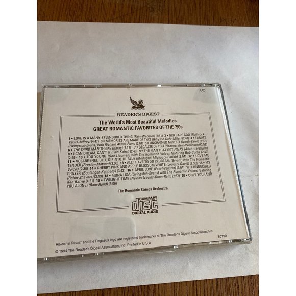 Vintaged Great romantic favorites of the 50's Music cd - Picture 3 of 3